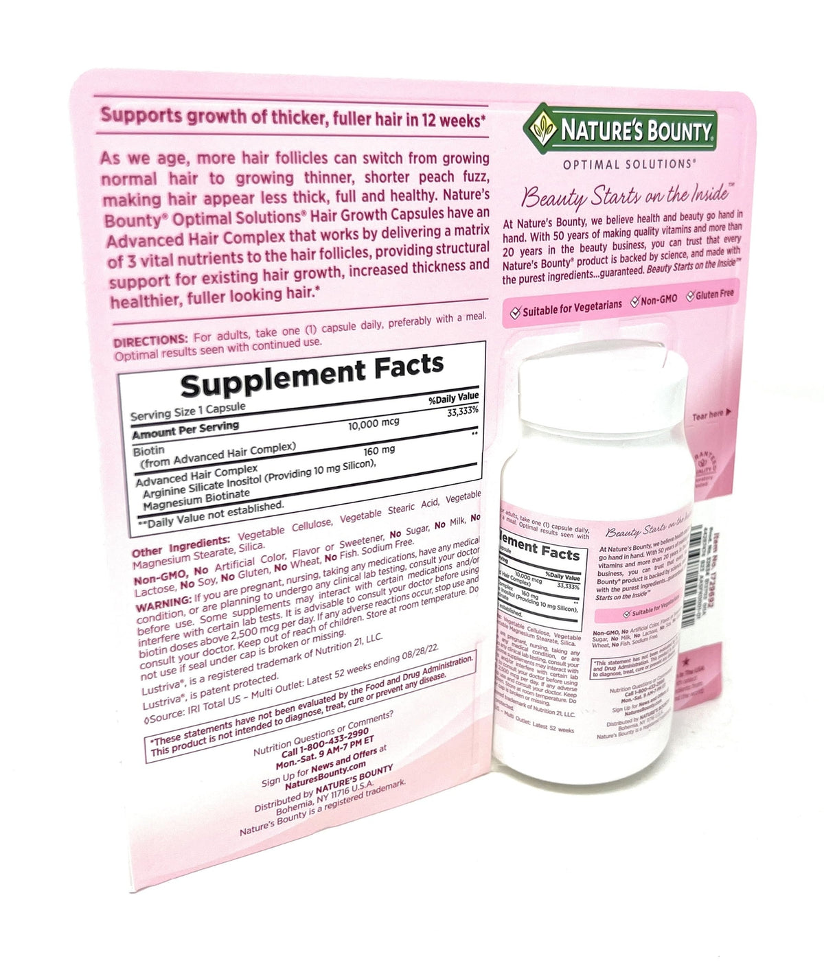 Hair Growth Supplement with Biotin, Silicon & Arginine