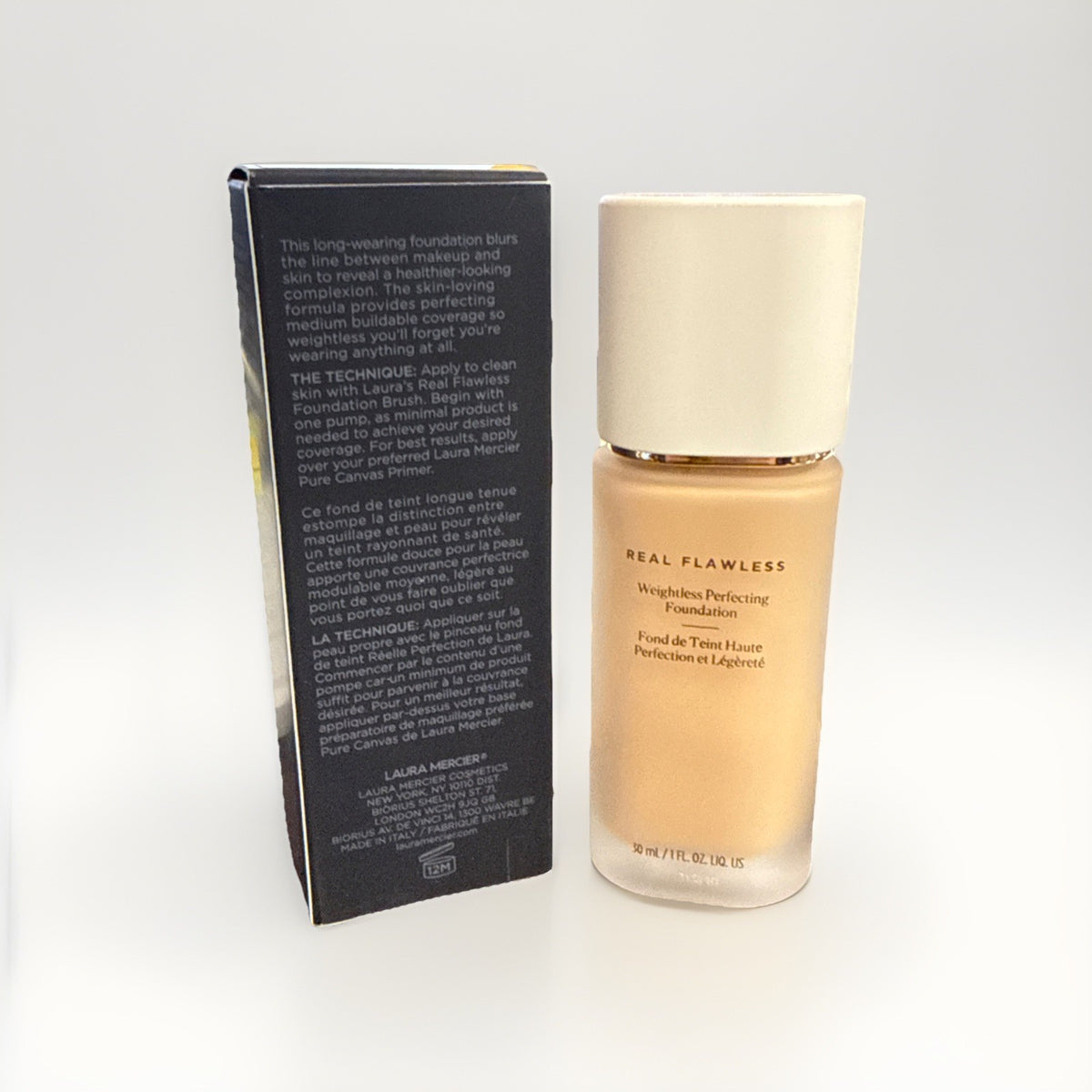 Laura Mercier Flawless Weightless Waterproof Foundation 1C1 Cool Vanille