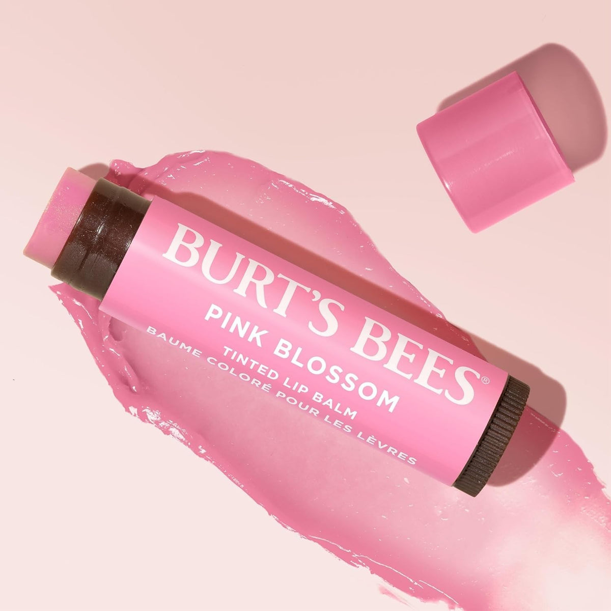 3 Pack Burt's Bees Tinted Lip Balm Set - All Natural, Hydrating & Nourishing