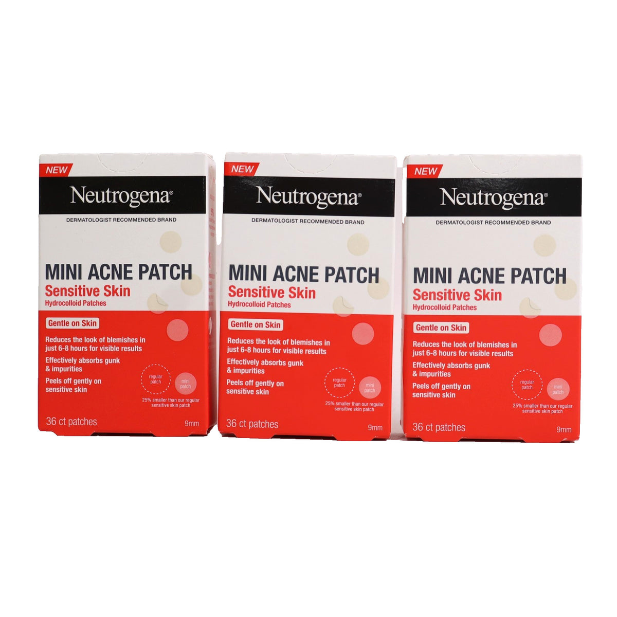 Neutrogena Sensitive Skin Patch Minis - 36 Count, Fragrance-Free Acne Patches Set