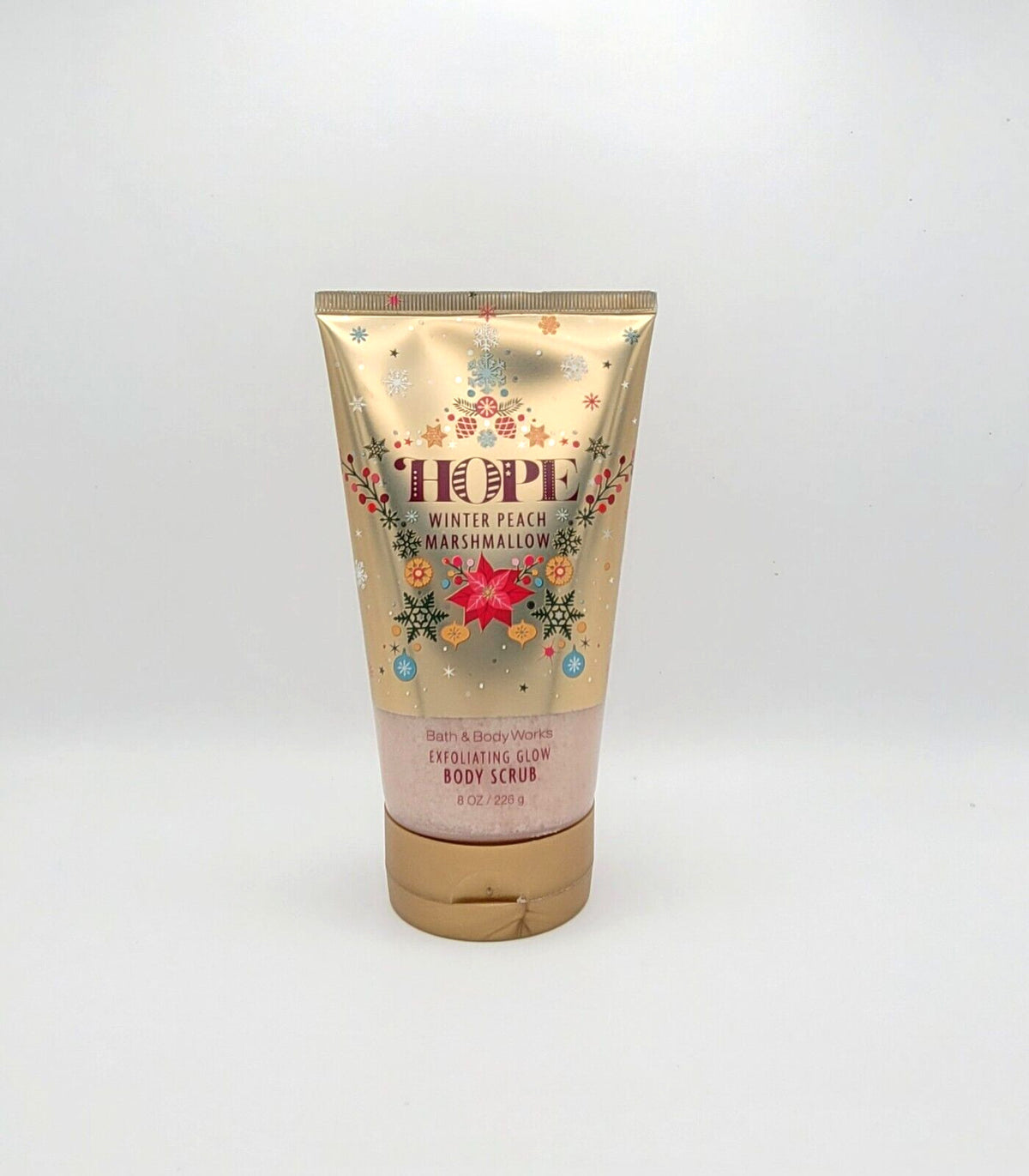 Bath & Body Works Hope Winter Peach Marshmallow Exfoliating Glow Scrub