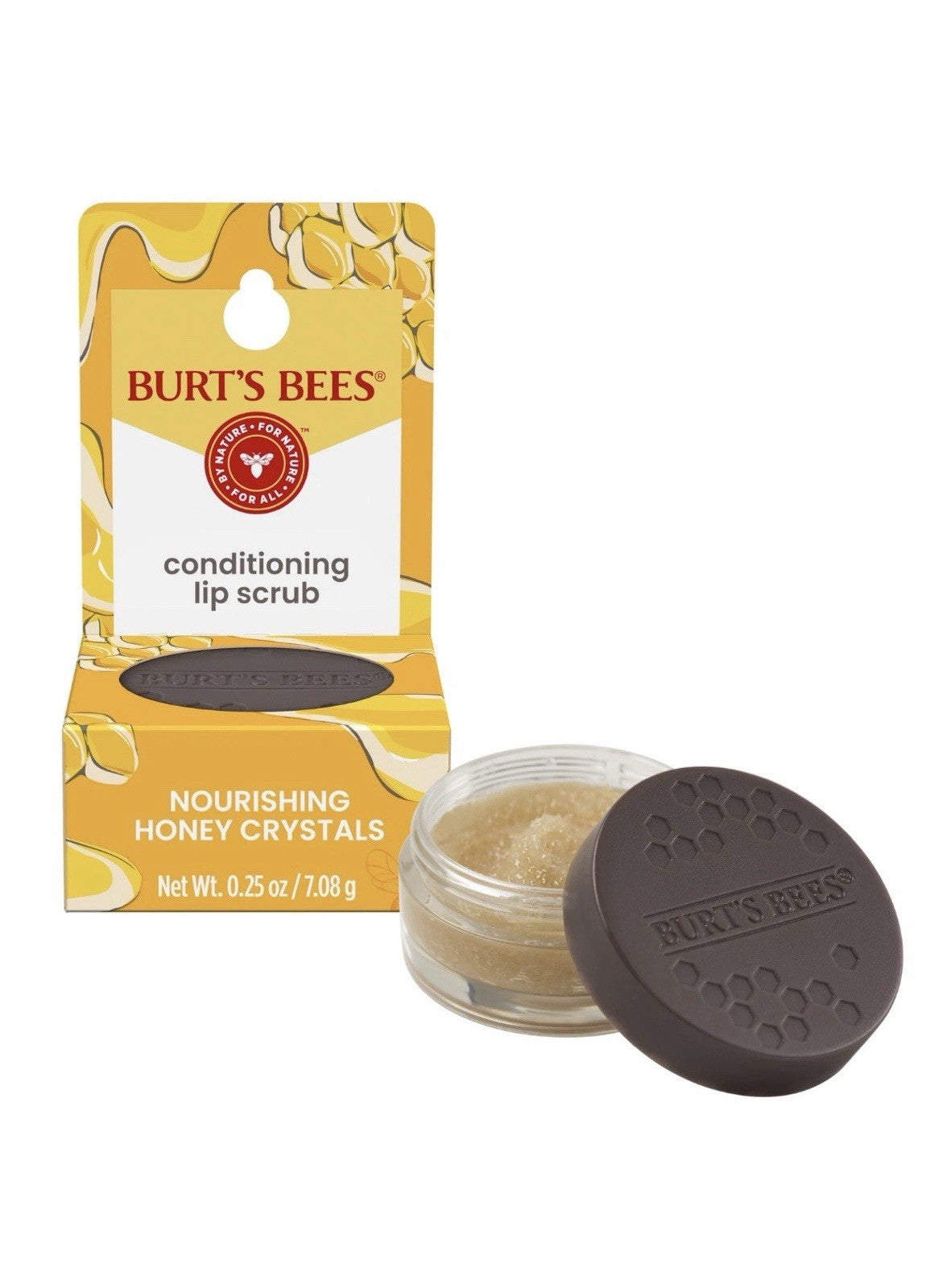 Burt's Bees Honey Lip Scrub Cranberry 0.25oz Natural Exfoliant