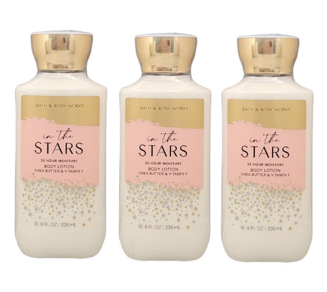 Bath & Body Works IN THE STARS Body Lotion 8 fl oz - Set of 3