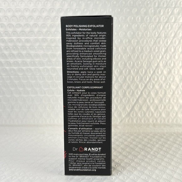 2x Dr Brandt Microdermabrasion Body Polishing Exfoliator Scrub 3.5oz