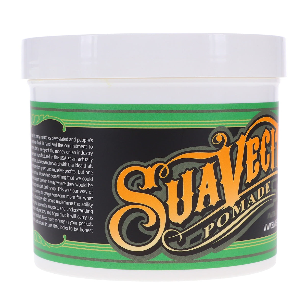 Matte Pomade 32 oz for Medium Hold & Healthy Finish - Suavecito