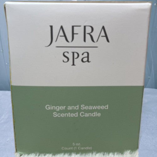 JAFRA Spa Ginger & Seaweed Scented Candle 5 oz New in Box Relaxing