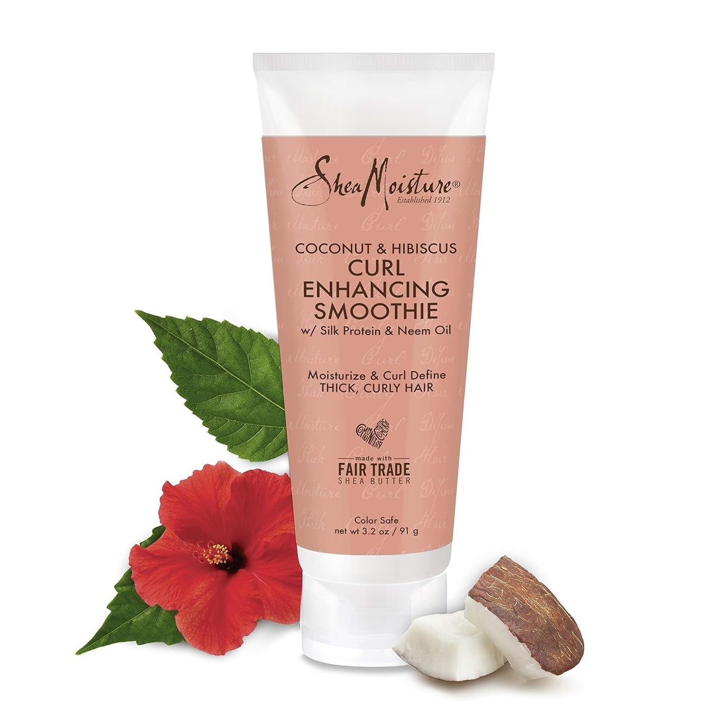 Curl Enhancing Styling Cream for Curly Hair with Coconut & Hibiscus