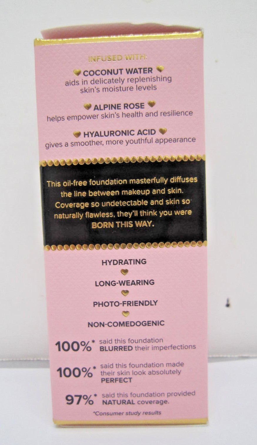 Undetectable Medium to Full Coverage Foundation 1 fl oz - Natural Finish, Waterproof & Vegan