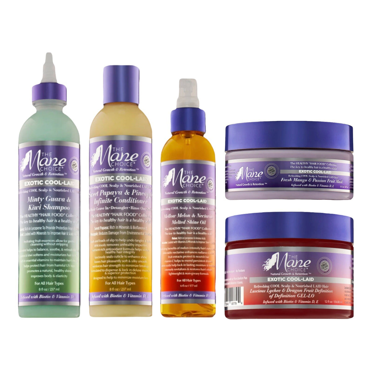 5 Piece Mane Choice Exotic Cool-Laid Collection Shampoo Conditioner