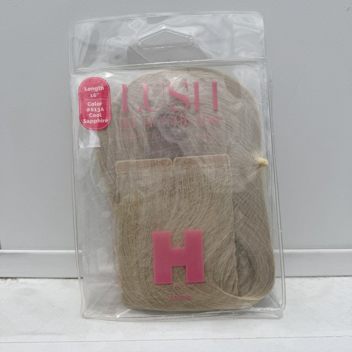 Tape-In Hair Extensions 16” Blonde #613A - 20 Pieces Virgin Remy European Human Hair