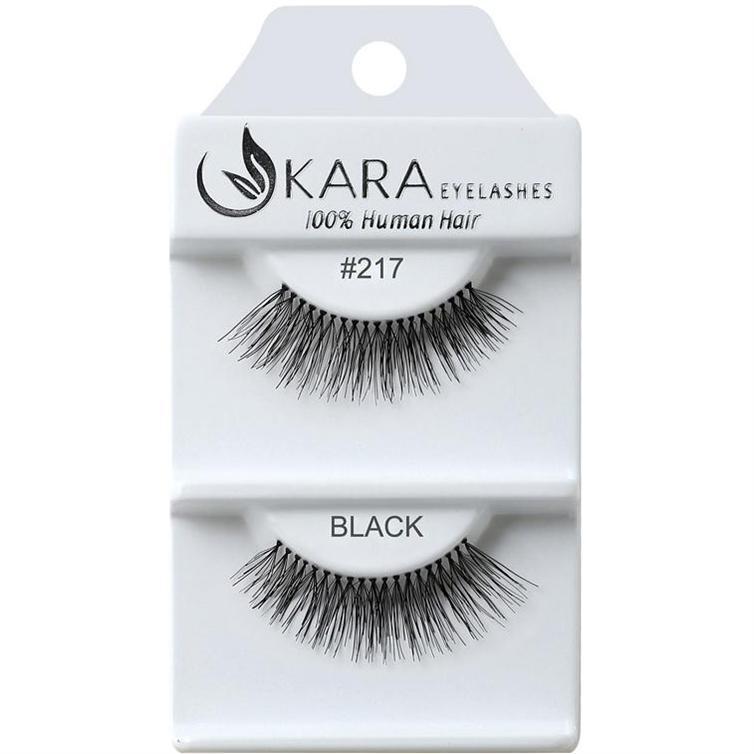 6 Pairs 100% Human Hair False Eyelashes - Kara Assorted Styles