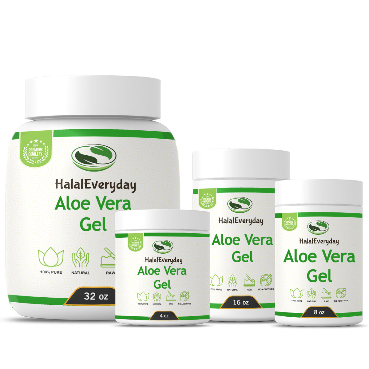 Aloe Vera Gel 4 oz - 100% Pure Organic Moisturizer
