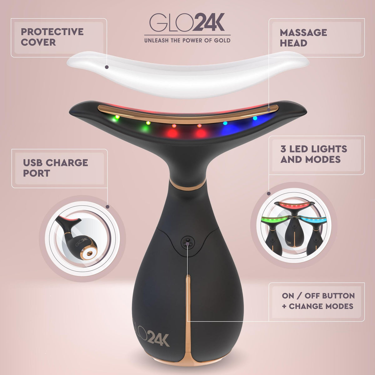 Red Light Therapy Device for Face and Neck - Skin Rejuvenation