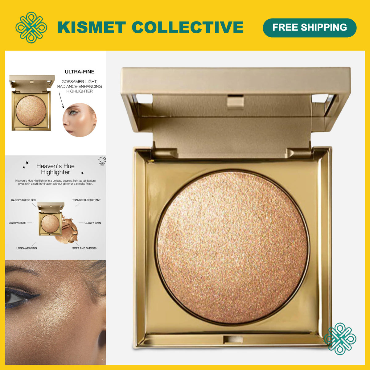 Radiant Highlighter for Glowing Skin — Long-Lasting, Buildable Formula