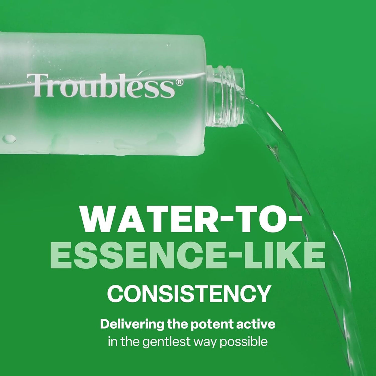 Troubless Mild Clear Toner Essence with Tea Tree & 4-Terpineol for Sensitive Skin - 6.76 fl oz