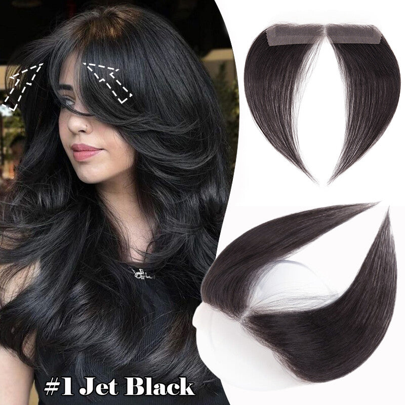 Full Lace Human Hair Patch Cover for Women Receding Hairline - Blonde