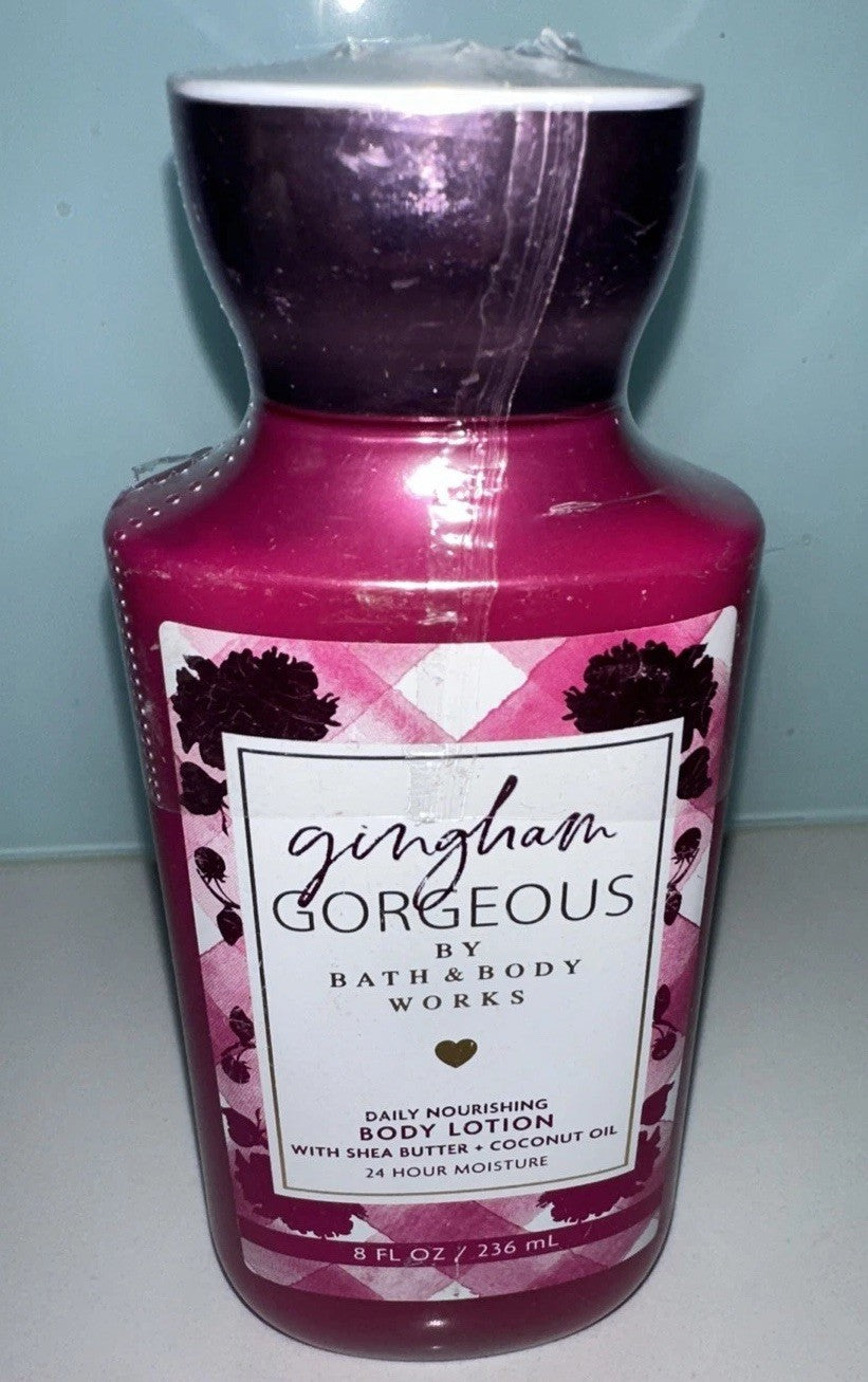Gingham Gorgeous Body Lotion 8 oz with Vitamin E