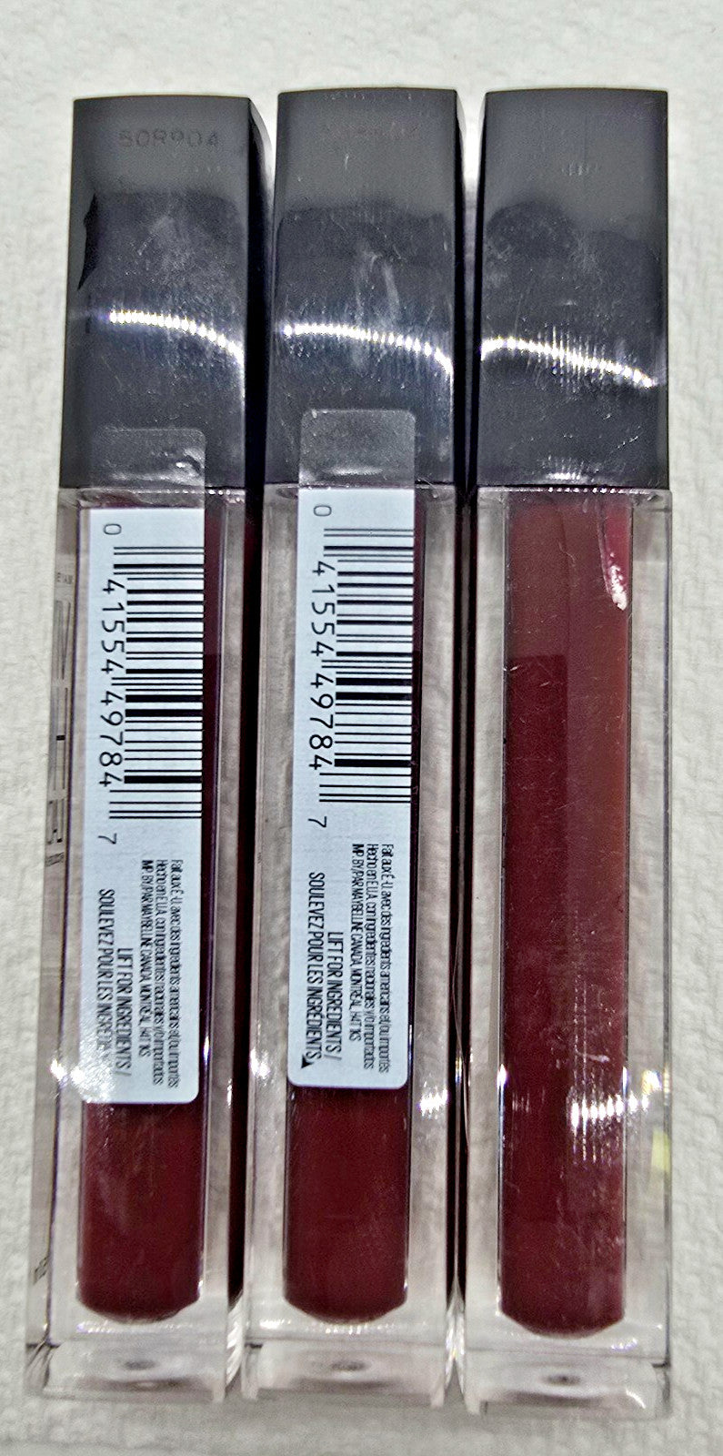 Liquid Lipstick Bundle - Maybelline Vivid Hot Laquer #55 Retro 3-Pack