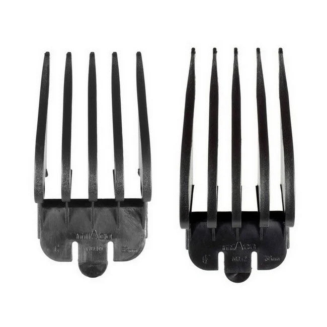 Miaco Guide Comb Set for Wahl Full-Size Clippers - Size 10 & 12, 1.25" & 1.5" Lengths
