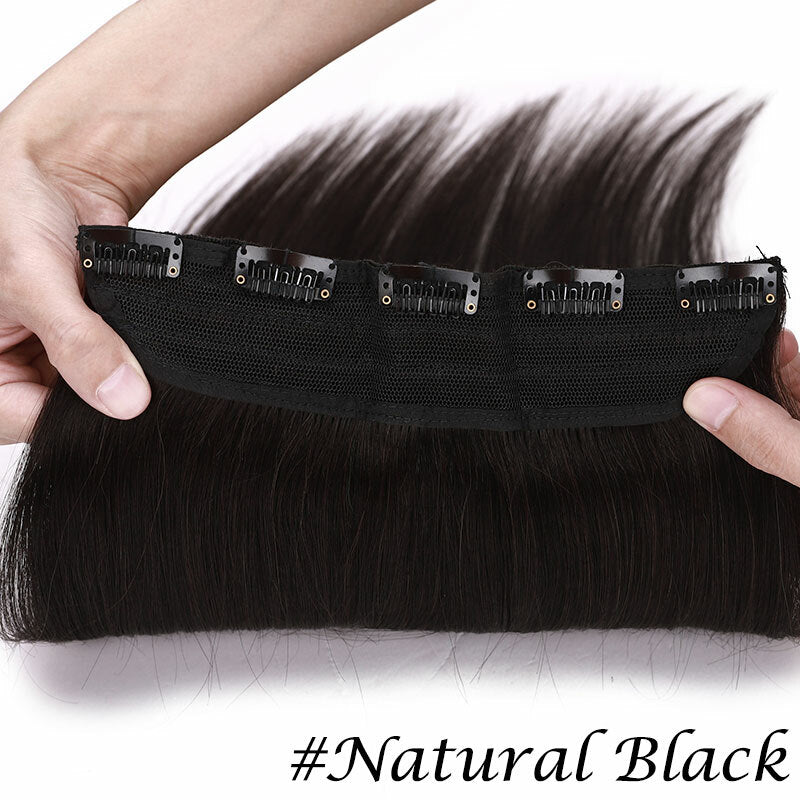 Remy Human Hair Extensions Clip-In Full Head Set - Natural & Highlight Colors