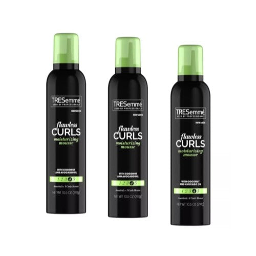 3 Pack Curl Care Mousse for Flawless, Long-Lasting Curls - 10.5 Oz Each