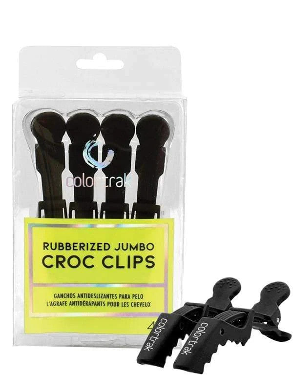 Colortrak Rubberized Jumbo Croc Clips 4 Pack