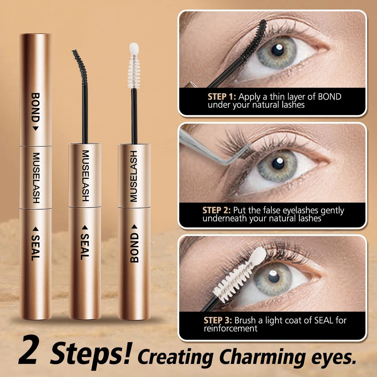 Waterproof Lash Bond & Seal Adhesive for DIY Eyelash Extensions – Long-Lasting 7-Day Hold