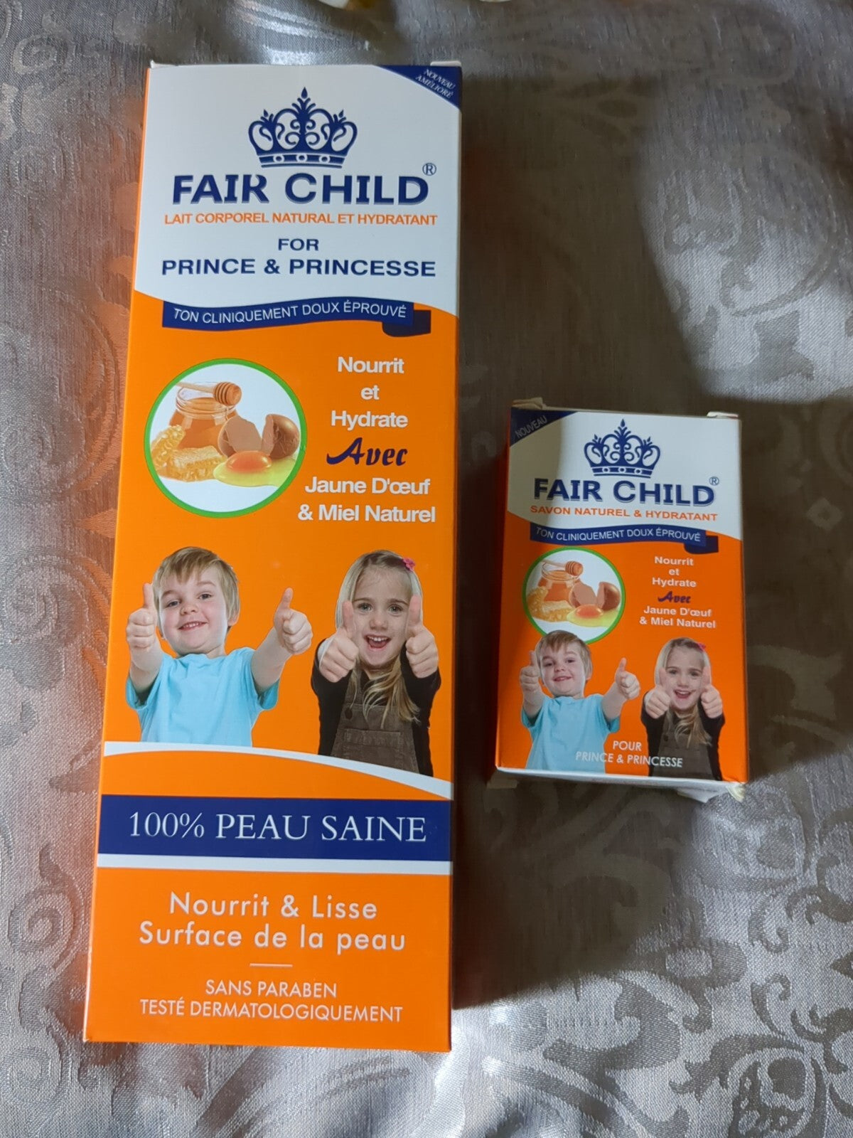 Egg Yolk & Honey Body Lotion with Soap Bar for Kids & Teens