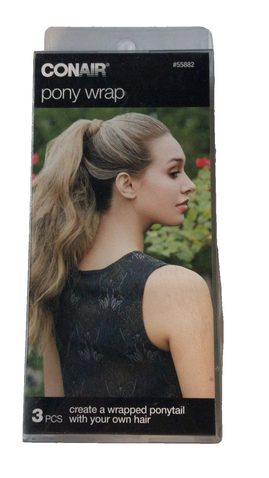 Conair Pony Wrap 3pcs Creates Wrapped Ponytail With Your Own Hair