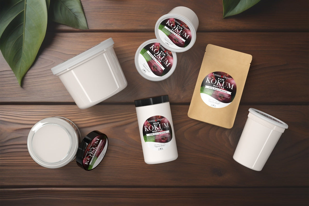 Kokum Butter 8 oz. | 100% Pure Raw Cold Pressed Natural