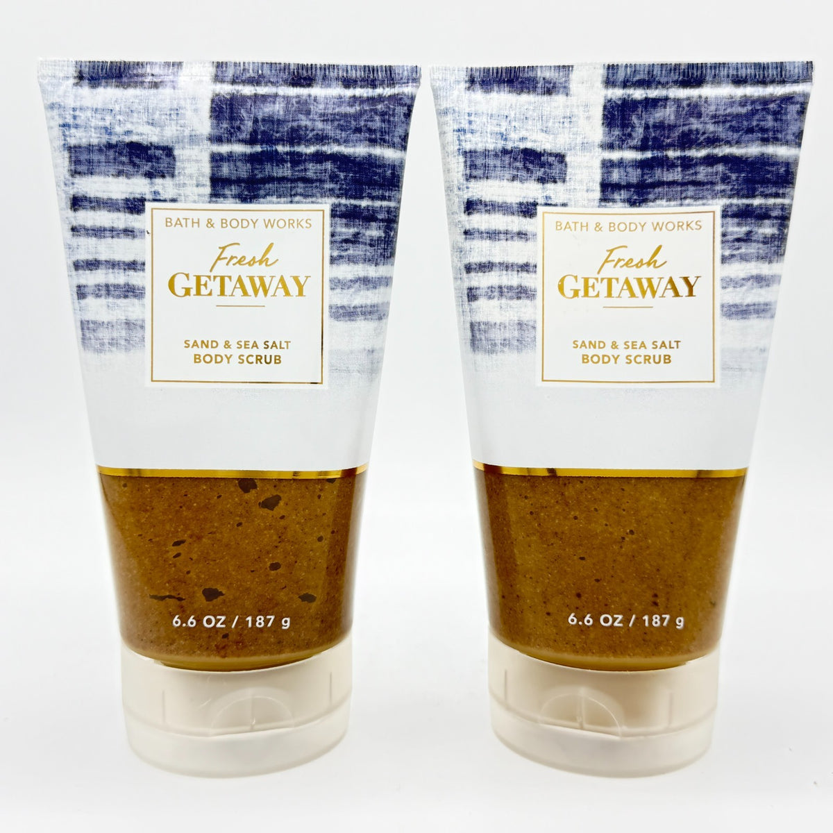 Bath & Body Works Fresh Getaway 6.6oz / 187 g Sand Sea Salt Scrub Pair
