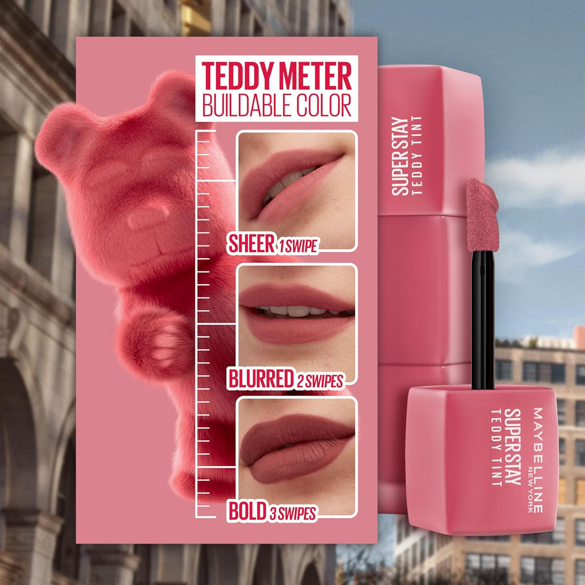Long Lasting Lip Tint - Matte Liquid Lipstick with Up to 12HR Wear, Buildable Shades