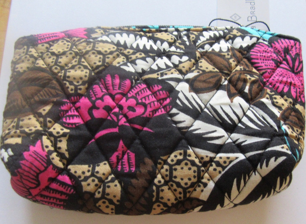 Vera Bradley Canyon Road Quilted Floral Cosmetic Case with Mirror - Travel Size