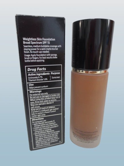 Bobbi Brown Weightless Skin Foundation SPF15 N-100 Neutral Chestnut 1 oz