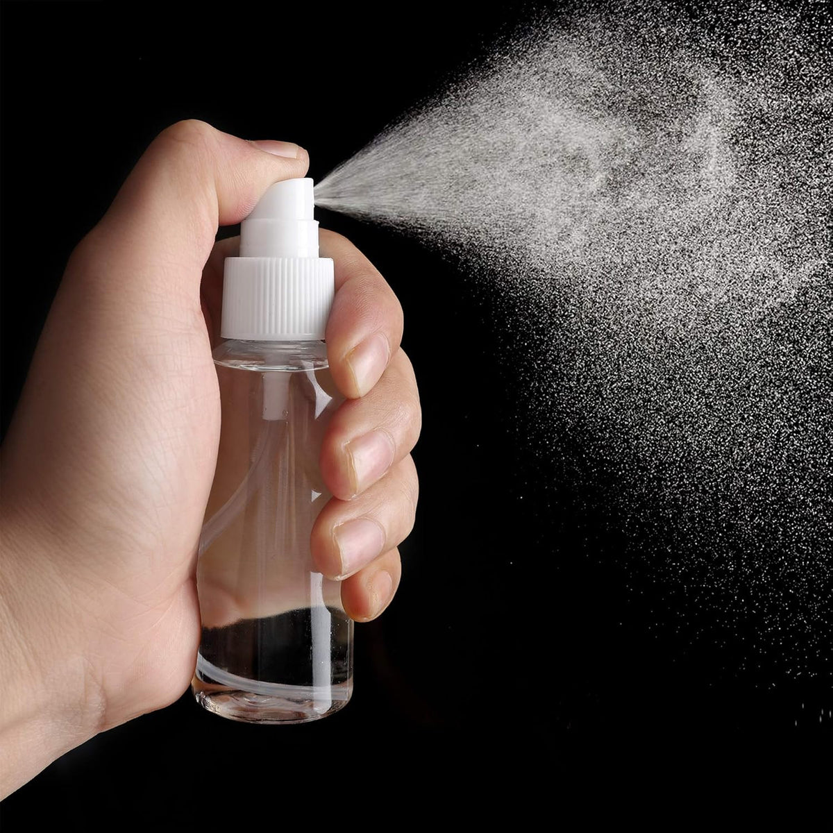 Travel Spray Bottles 30ml & 60ml Plastic Perfume Atomizers - Clear Set