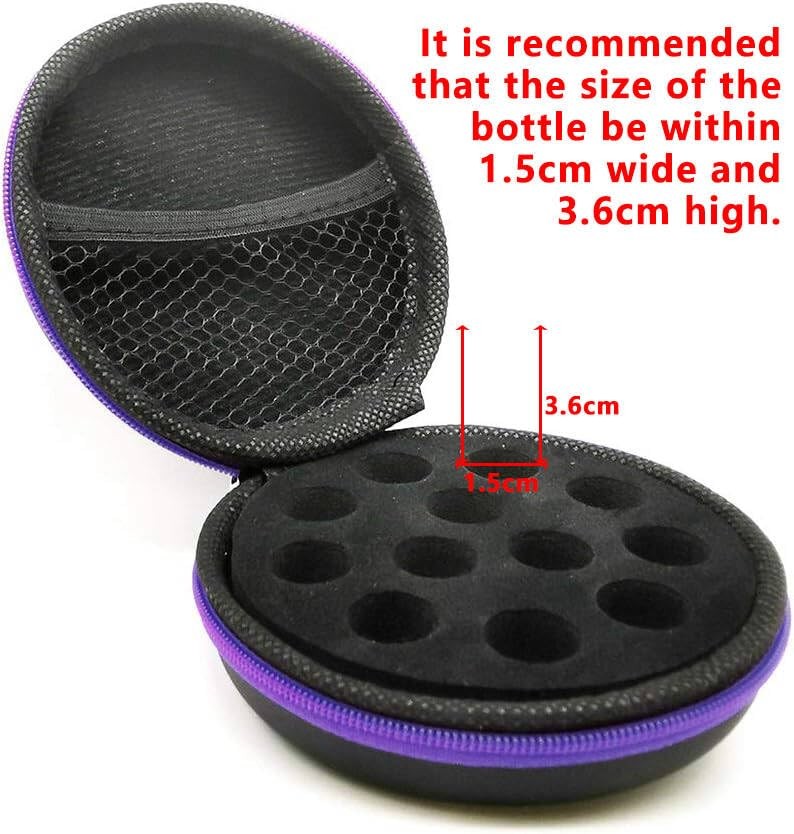 Portable Essential Oil Carrying Case for 1ml & 2ml Roller Bottles