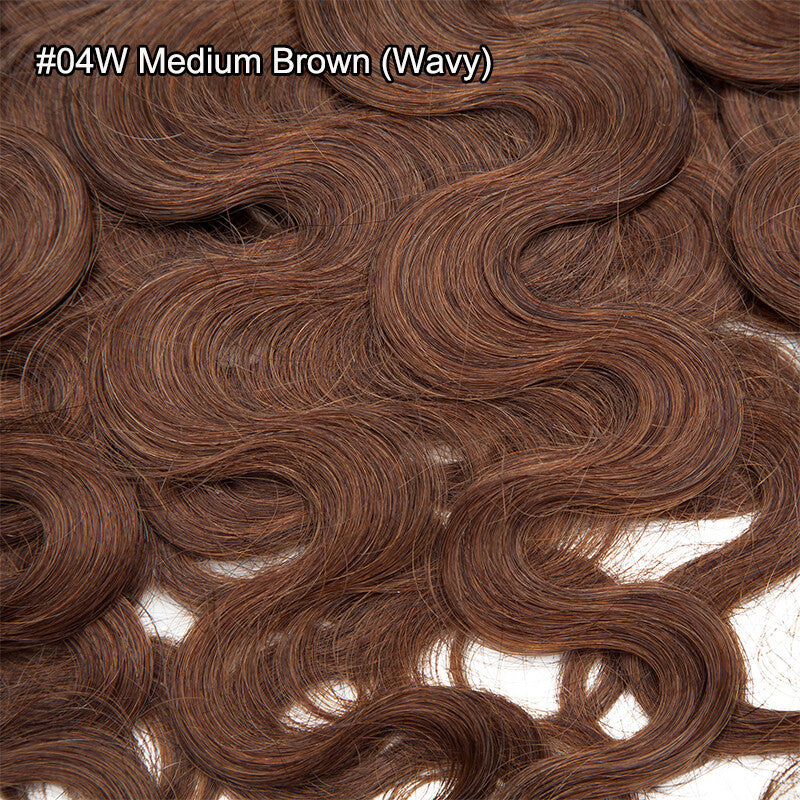 Natural Clip-In Hair Extensions with Balayage Color - Long & Thick One Piece