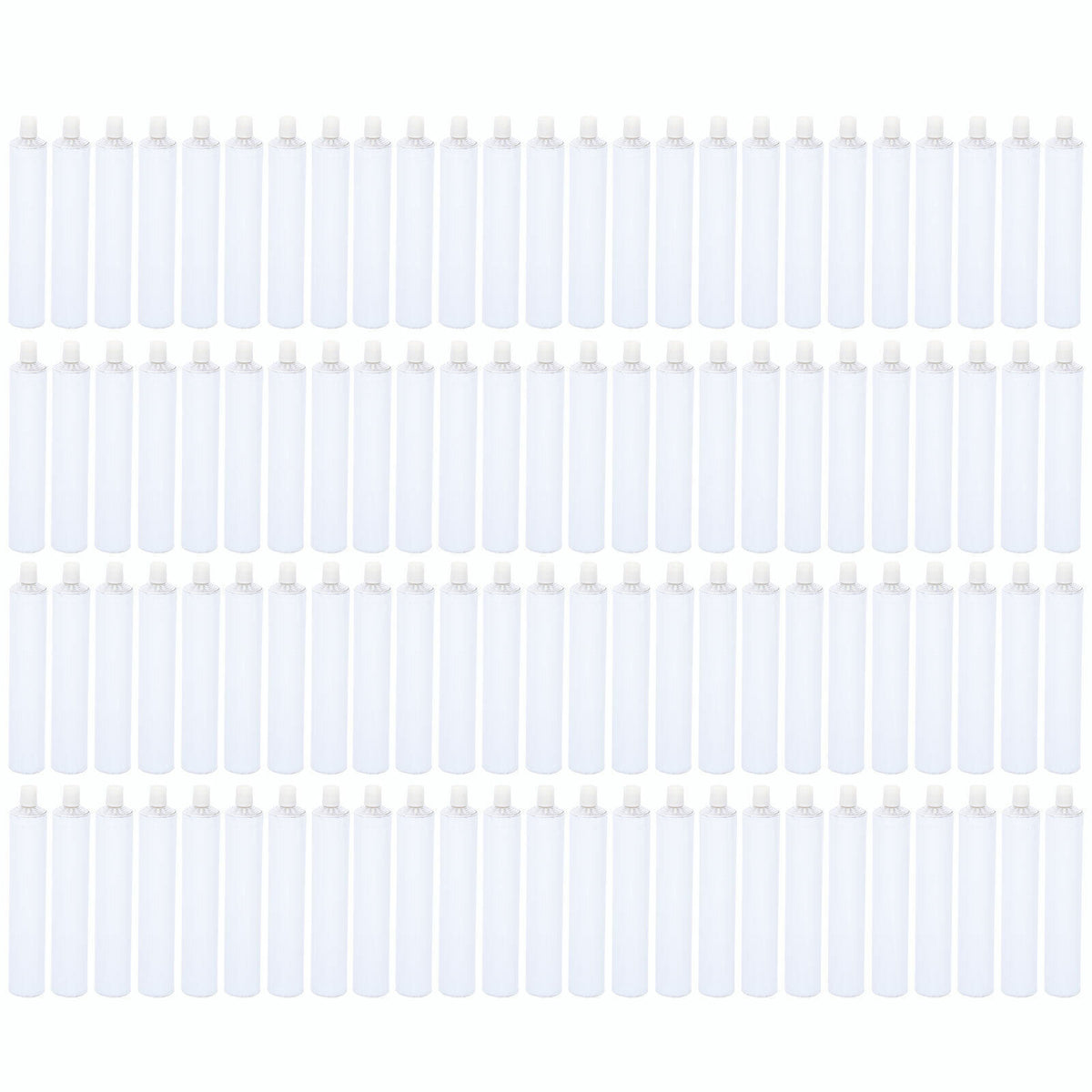 100ml Aluminum Toothpaste Tubes Set - Unsealed Travel Squeeze Bottles