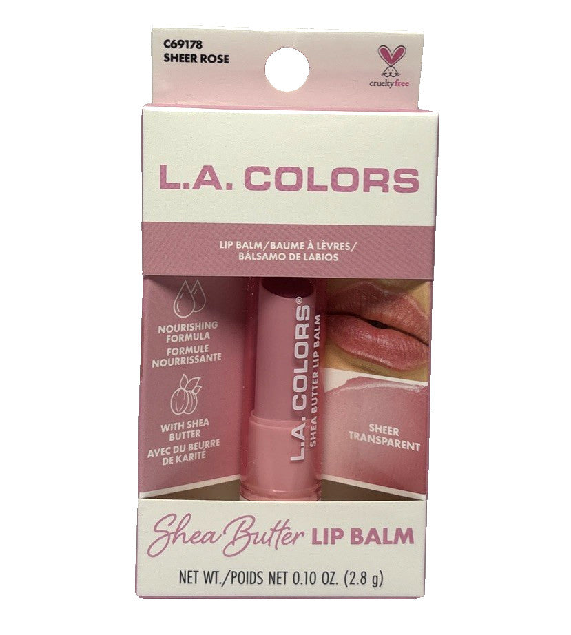 Sheer Rose Lip Tint with Shea Butter - Lip Balm for Soft Lips