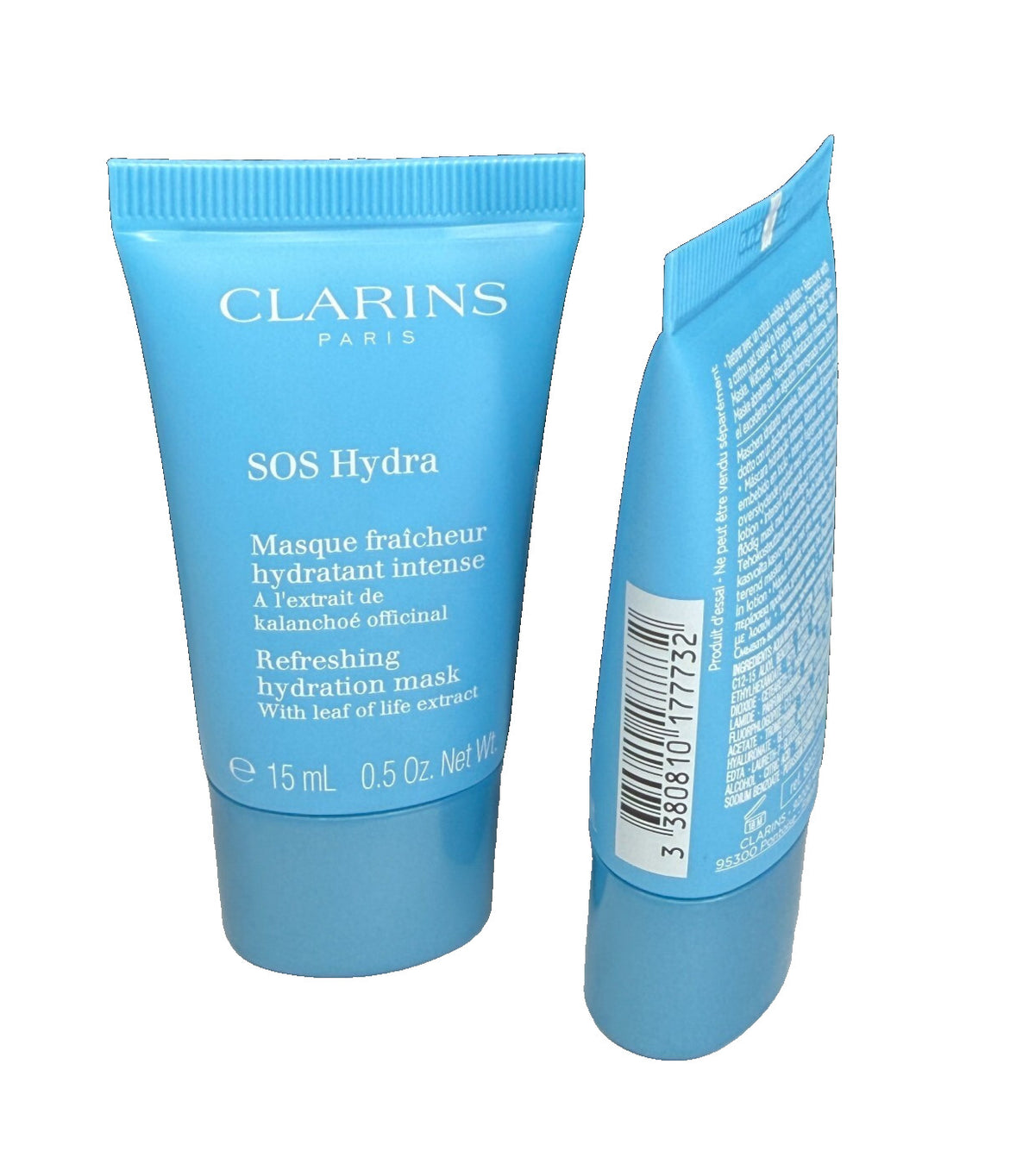 Clarins SOS Hydra Refreshing Hydration Mask – 0.5 oz (Lot of 2)