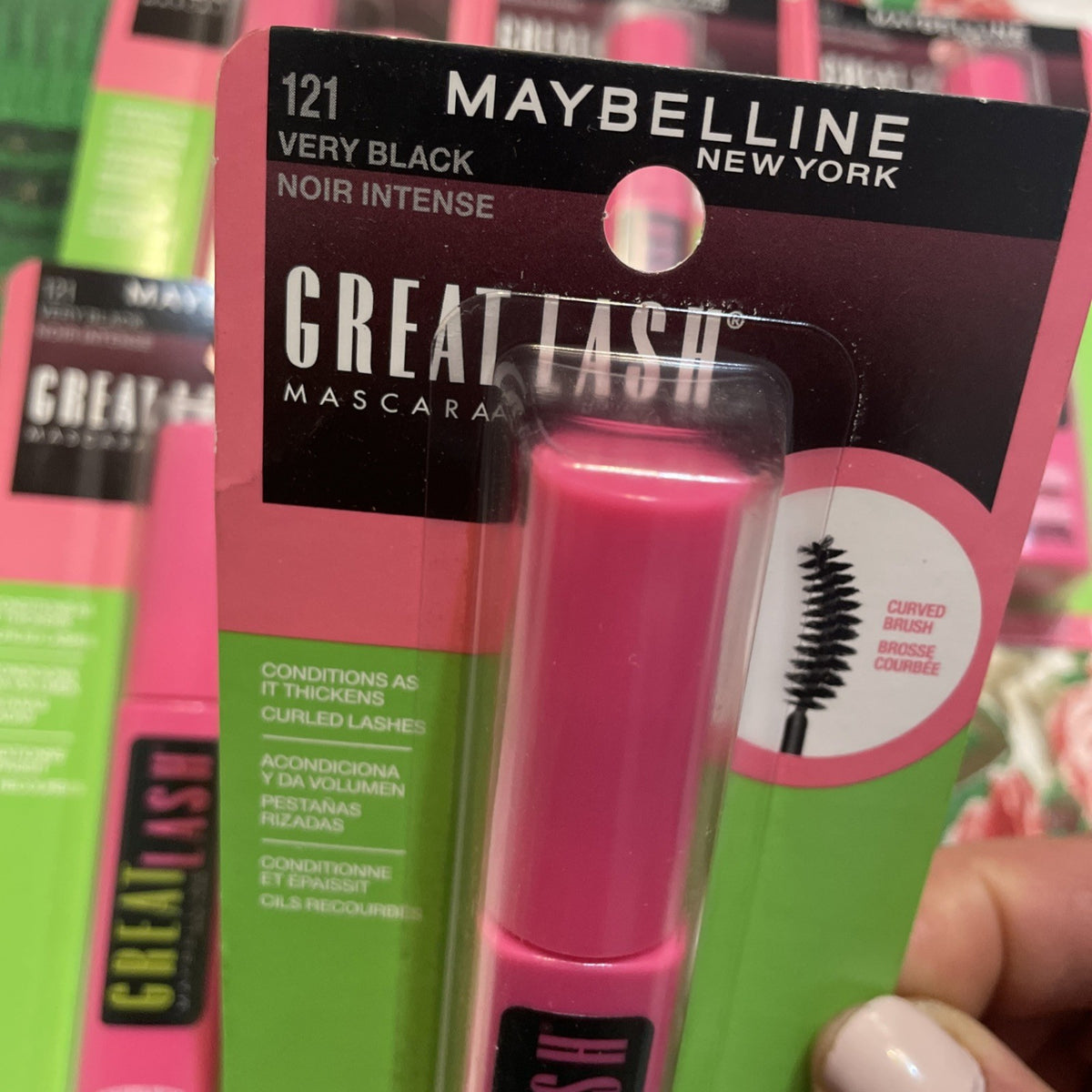 Mascaras - Waterproof, Curved Brush, 6 Pack, Long-Lasting Volume & Definition