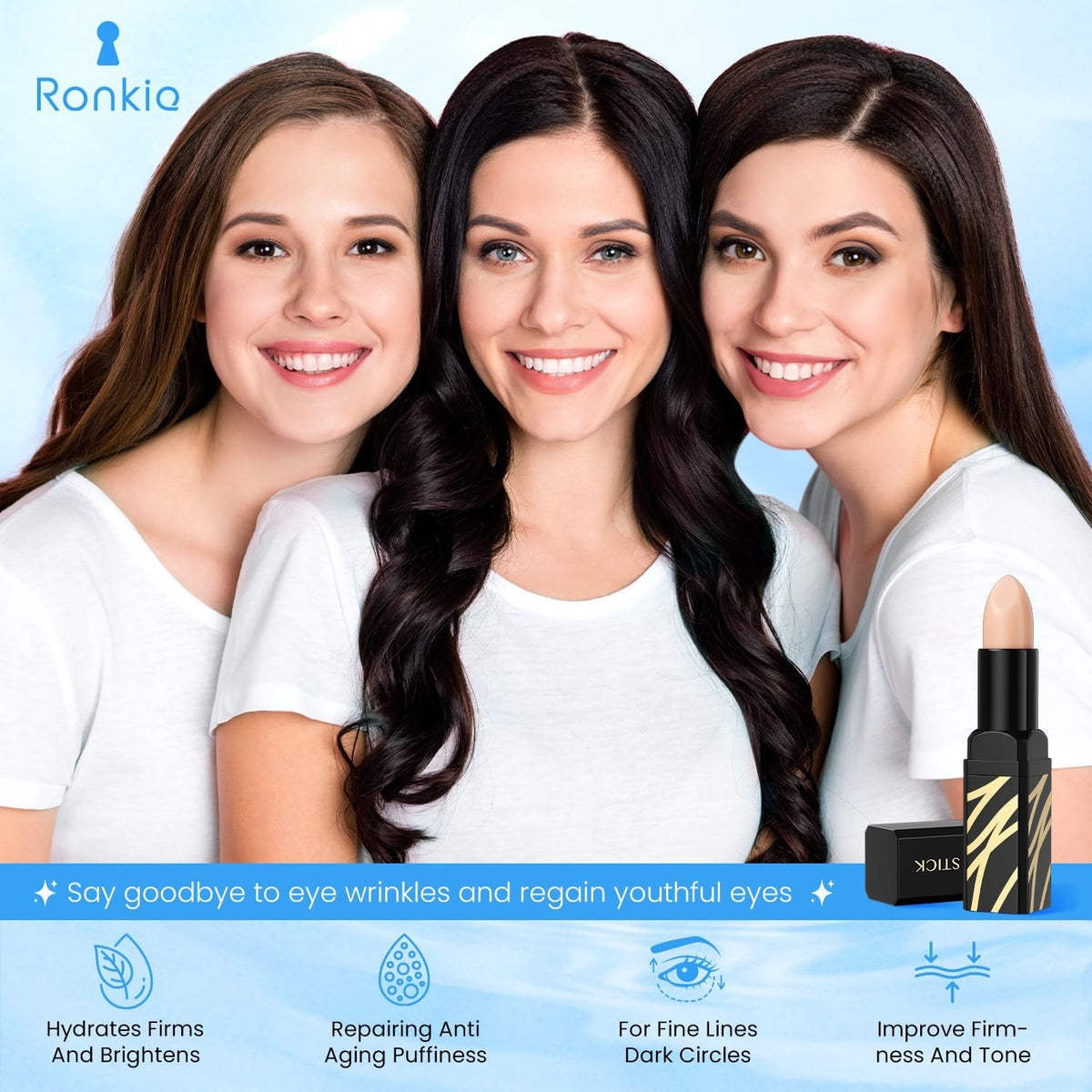 Hydrating Caffeine Eye Balm for Anti-Aging & Brightening Under-Eyes