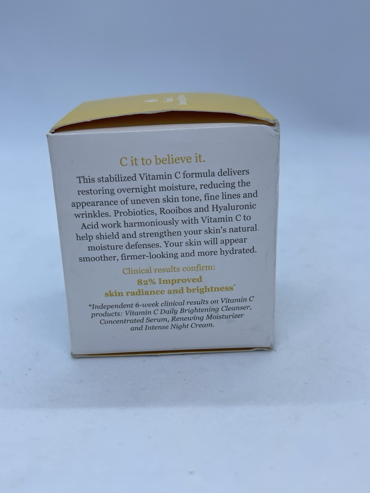 Vitamin C Night Cream with Niacinamide & Hyaluronic Acid - 2 oz