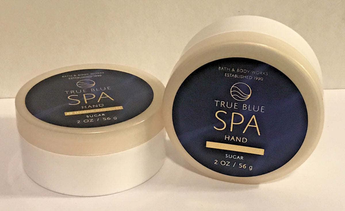 TRUE BLUE SPA HAND SUGAR SCRUB 60 SECOND MANICURE 2 OZ BATH BODY
