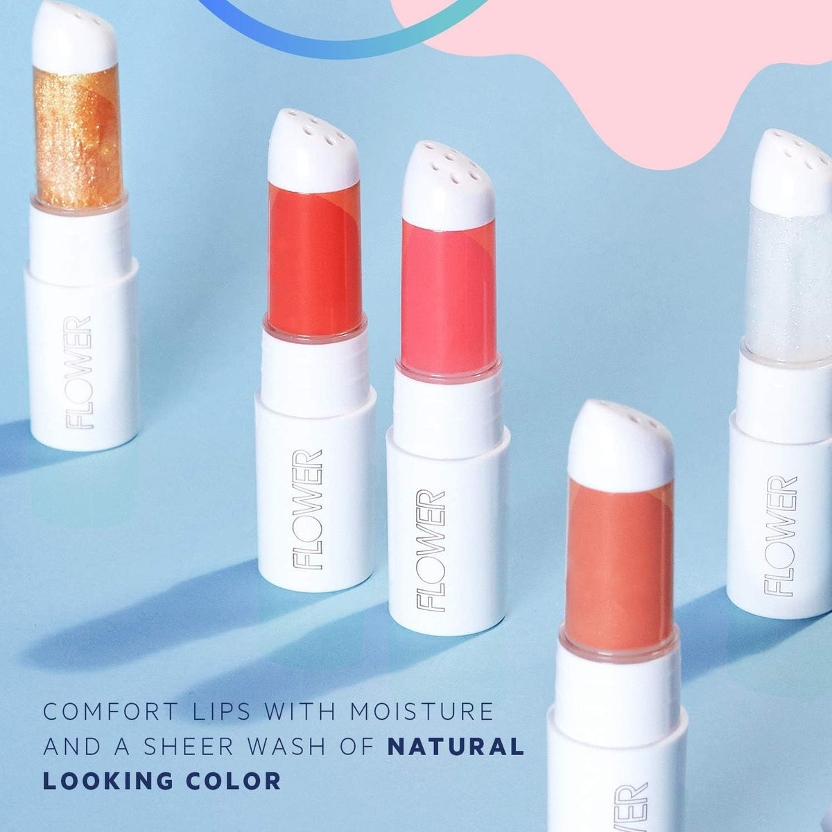 Lip Mask with Hydrating Mango & Cocoa Butter - Sangria Shade, Glossy Finish