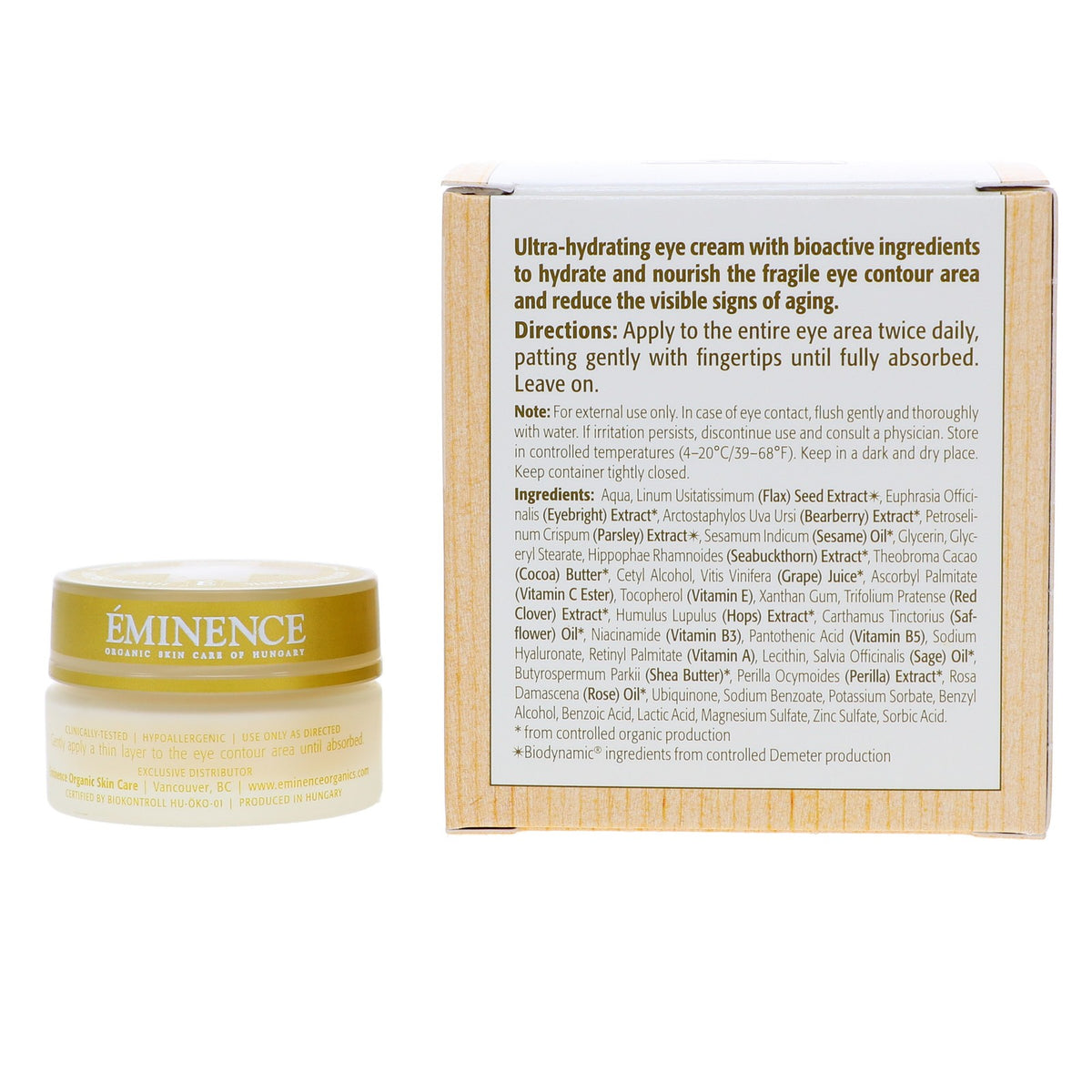 Bearberry Eye Repair Cream 0.5 oz - Anti-Aging Hydrating Eye Cream