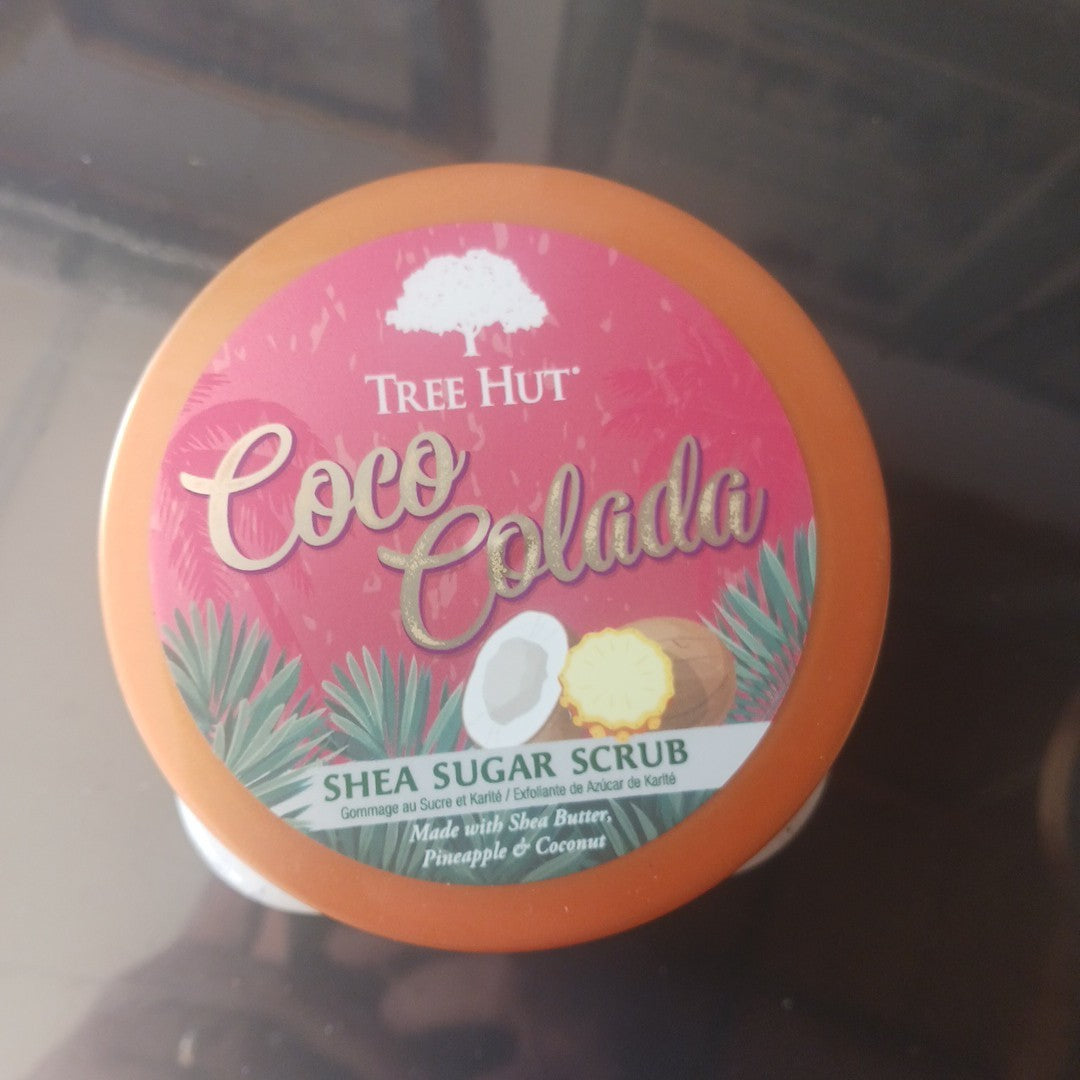 Tree Hut Coco Colada Shea Sugar Exfoliating and Hydrating Body Scrub,