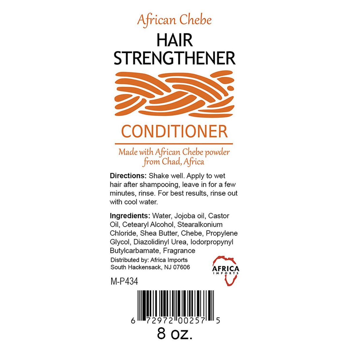 African Chebe Shampoo & Conditioner Set for Hair Growth & Strength - Nourishing Hair Care