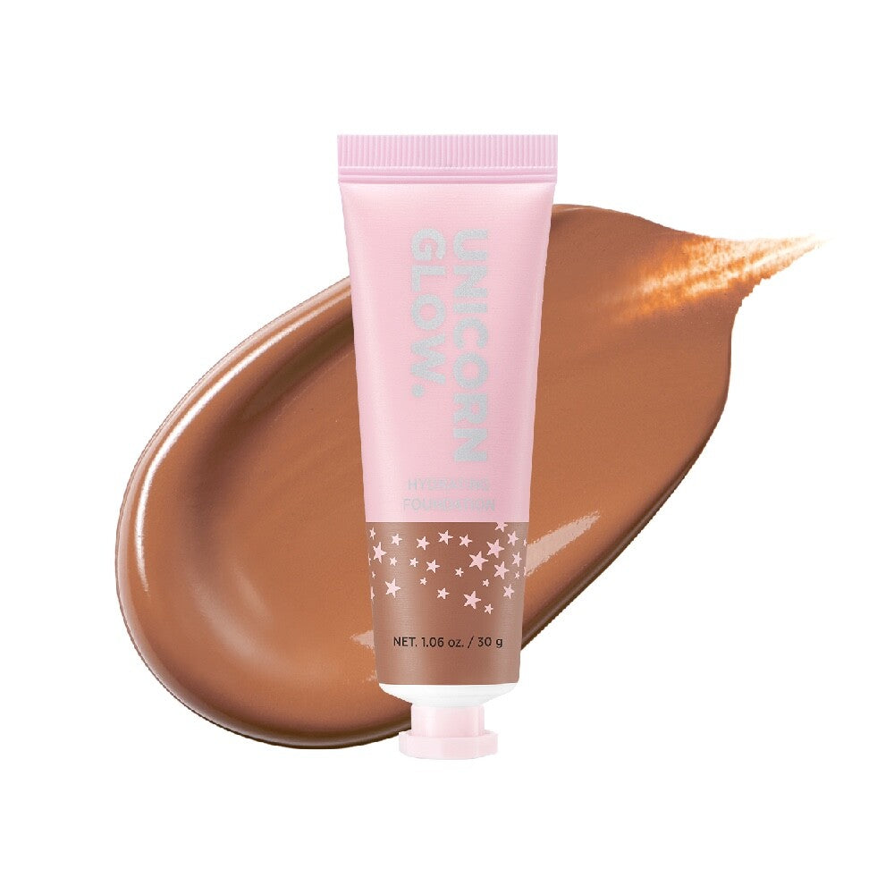 Unicorn Glow Hydrating Foundation Shade 12 Cocoa - 2 Pack Natural Medium to Full Coverage Makeup