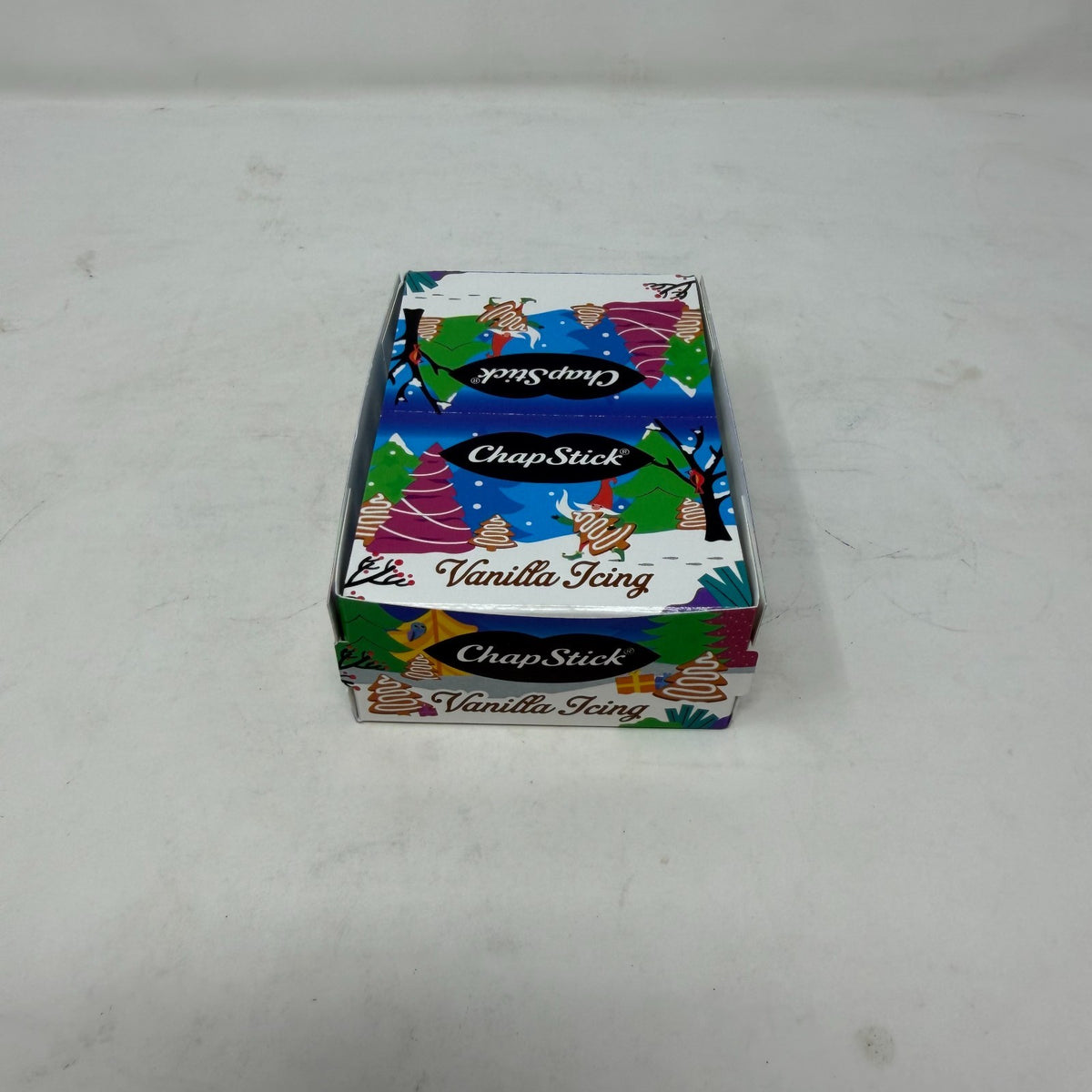 12-Pack Vanilla Icing Lip Balm Set - Holiday Collection, 0.15oz